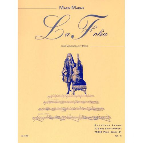 LEDUC MARAIS M. (ARR. BAZLAIR) - FOLIA - VIOLONCELLE ET PIANO