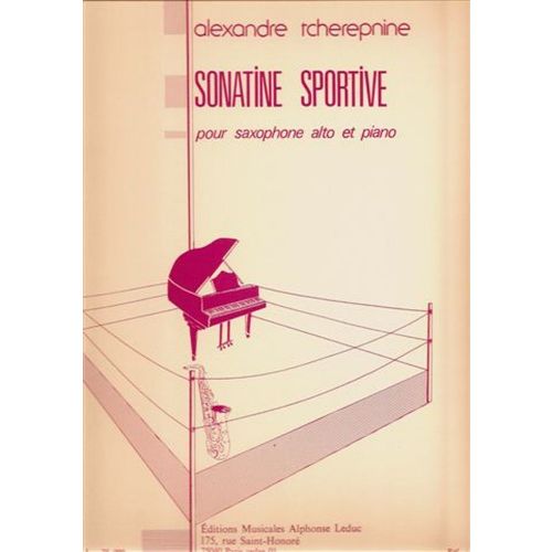 TCHEREPINE A. - SONATINE SPORTIVE - SAXOPHONE,PIANO