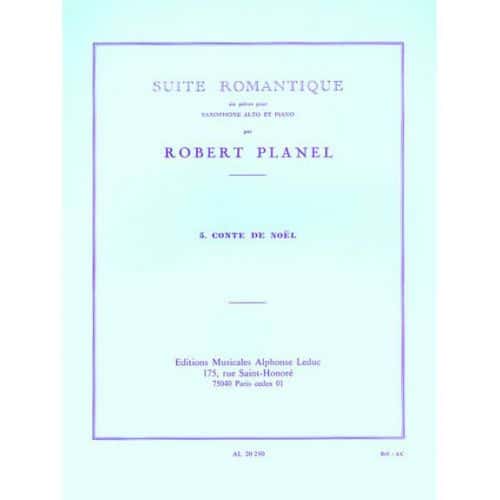 PLANEL ROBERT - CONTE (SUITE ROMANTIQUE N°5) - SAXOPHONE & PIANO