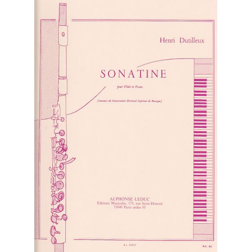 Dutilleux H. - Sonatine - Flute et Piano
