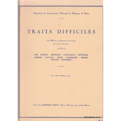 LEDUC TRAITS DIFFICILES - COR - 1ER RECUEIL (FASCICULES 1.2.3.4 REUNIS)