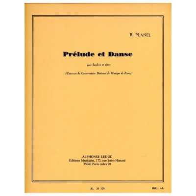 Planel Robert - Prelude et Danse - Hautbois & Piano