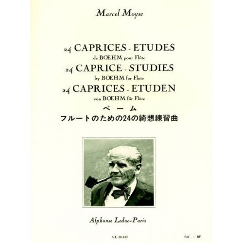 MOYSE M. - 24 CAPRICES-ETUDES DE BOEHM - FLUTE