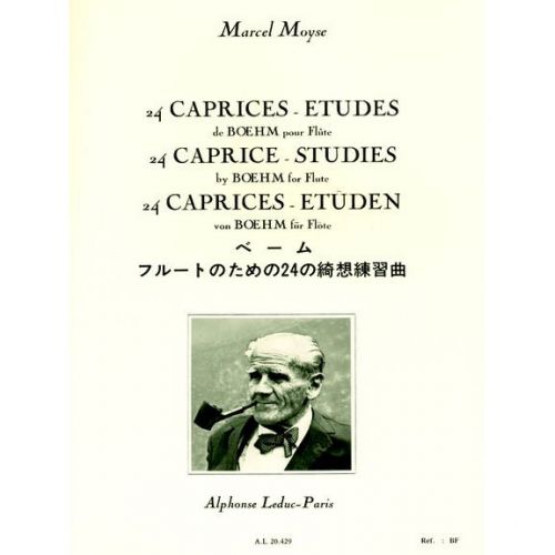 LEDUC MOYSE M. - 24 CAPRICES-ETUDES DE BOEHM - FLUTE