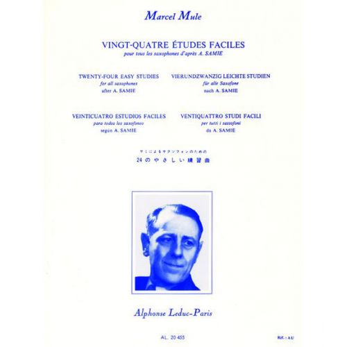 Mule M. - 24 Etudes Faciles D'apres Samie - Saxophone