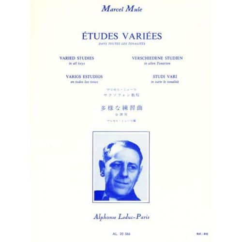 ETUDES VARIEES DANS TOUTES LES TONALITES - SAXOPHONE 