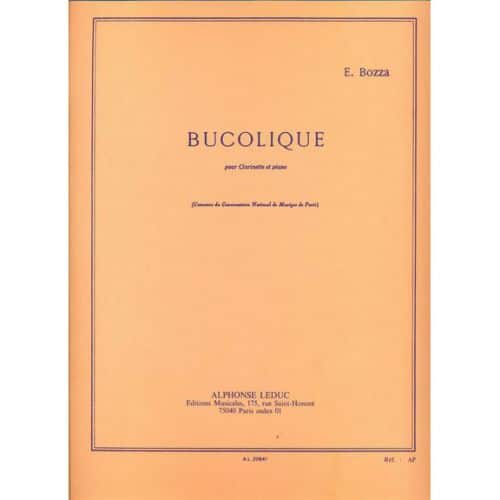 BOZZA E. - BUCOLIQUE - CLARINETTE & PIANO