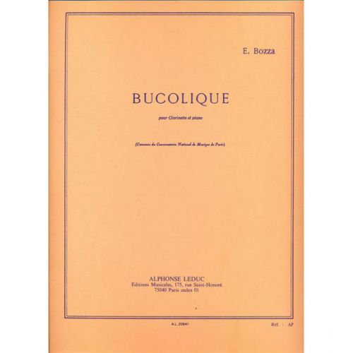 LEDUC Bozza E. - Bucolique - Clarinette & Piano