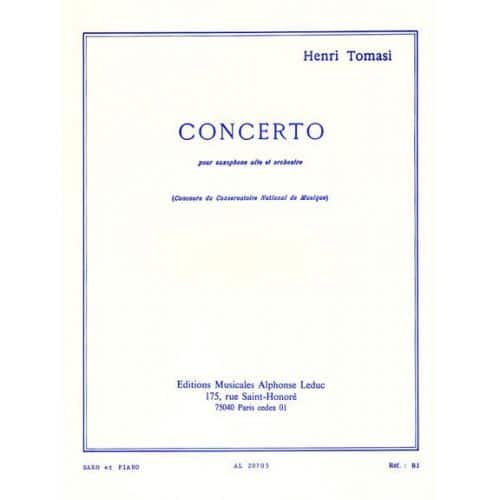 TOMASI HENRI - CONCERTO POUR SAXOPHONE ALTO ET ORCHESTRE