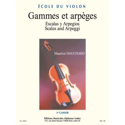 LEDUC HAUCHARD MAURICE - GAMMES ET ARPEGES VOL.1