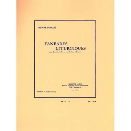 TOMASI H. - FANFARES LITURGIQUES - CONDUCTEUR ET PARTIES 