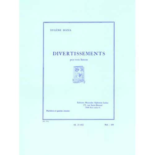 BOZZA E. - DIVERTISSEMENTS - 3 BASSONS