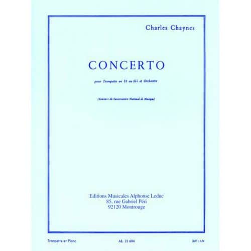 CHAYNES CHARLES - CONCERTO - TROMPETTE & PIANO 