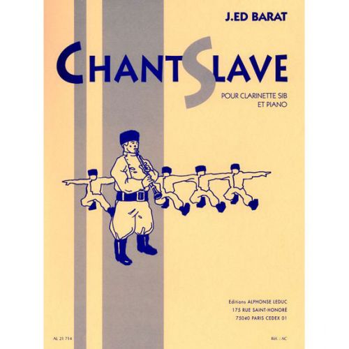 BARAT - CHANT SLAVE - CLARINETTE & PIANO