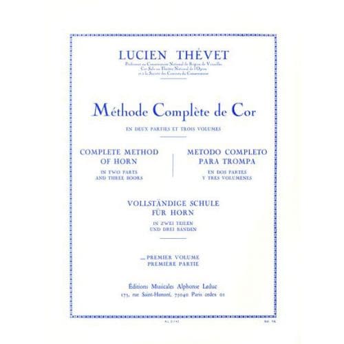 THEVET L. - METHODE COMPLETE DE COR VOL.1