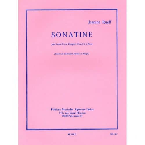 RUEFF JEANINE - SONATINE - TROMPETTE & PIANO