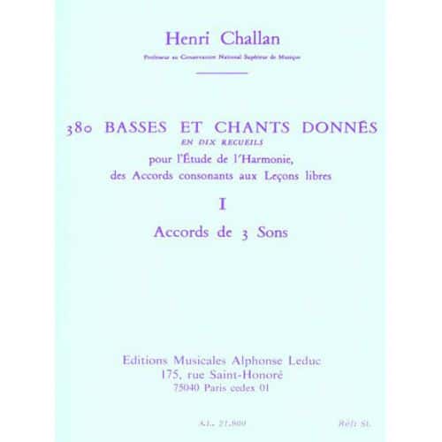 380 BASSES ET CHANTS DONNES VOL.3B REALISATION 