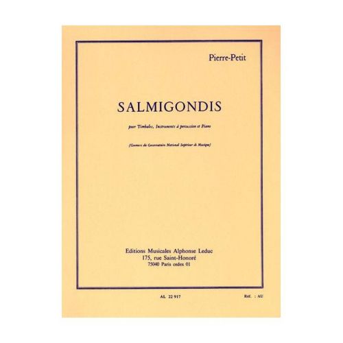 PETIT P. - SALMIGONDIS - TIMBALES ET PIANO 