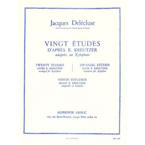 LEDUC Delecluse Jacques - 20 Etudes D
