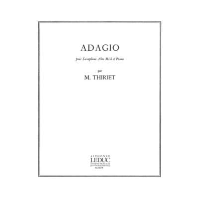 THIRIET MAURICE - ADAGIO - SAXOPHONE ALTO & PIANO