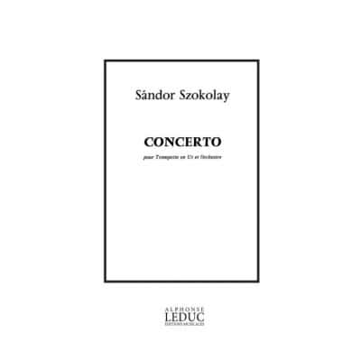 SANDOR SZOKOLAY - CONCERTO POUR TOMPETTE and PIANO