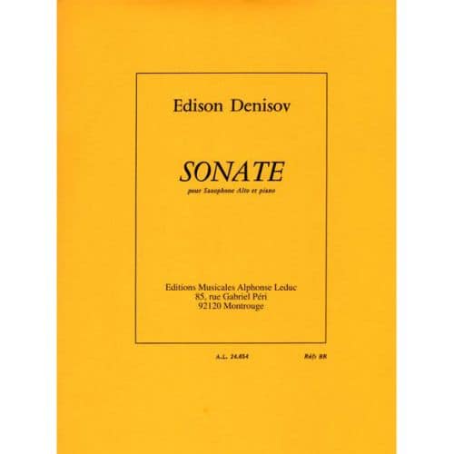  Denisov Edison - Sonate - Saxophone Alto and Piano