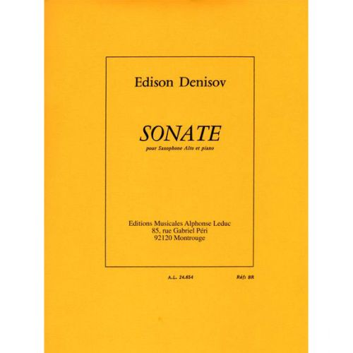 DENISOV EDISON - SONATE - SAXOPHONE ALTO & PIANO