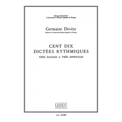 LEDUC DEVEZE - 110 DICTEES RYTHMIQUES