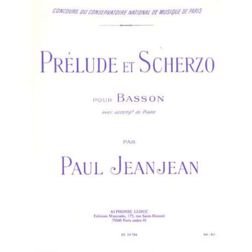 JEANJEAN - PRELUDE ET SCHERZO - BASSON ET PIANO 