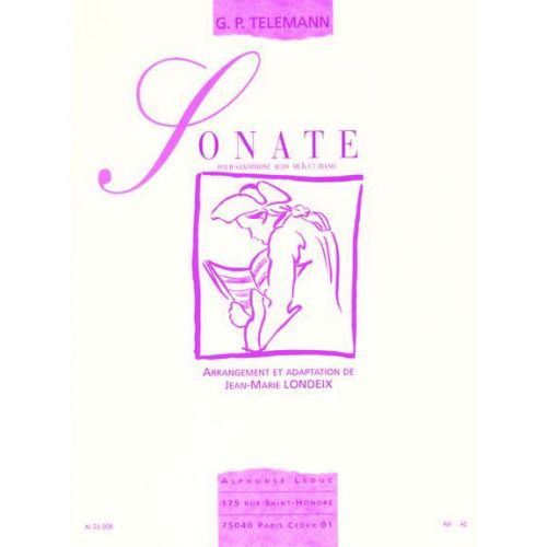 TELEMANN G. PH. - SONATE EN MIB - SAXOPHONE ET PIANO