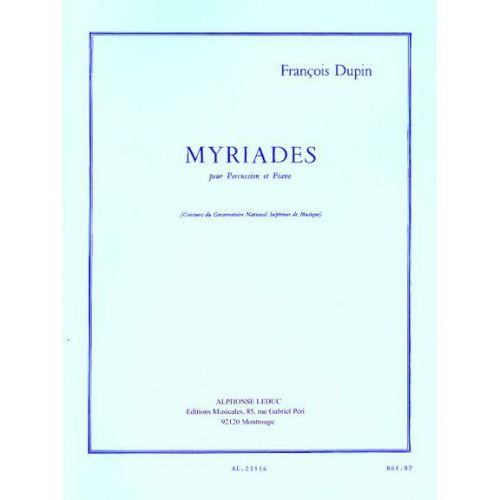 DUPIN FRANÇOIS - MYRIADES