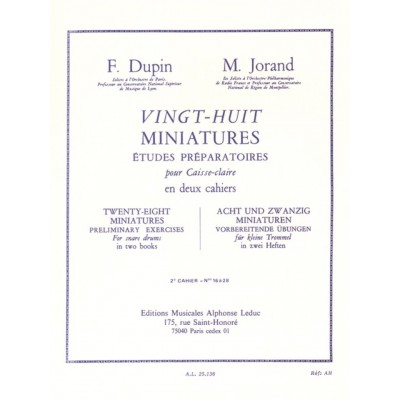 LEDUC Dupin F., Jorand M. - 28 Miniatures Vol. 2 - Caisse Claire