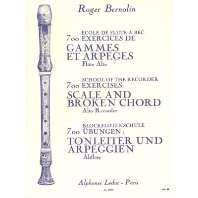 Bernolin R. - Ecole De Flûte À Bec Alto