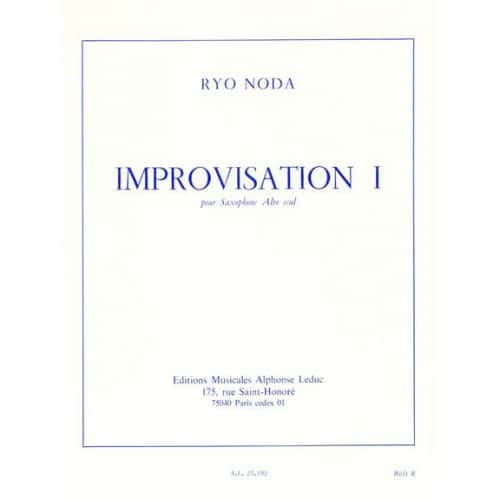NODA RYO - IMPROVISATION 1 - SAXOPHONE ALTO SEUL