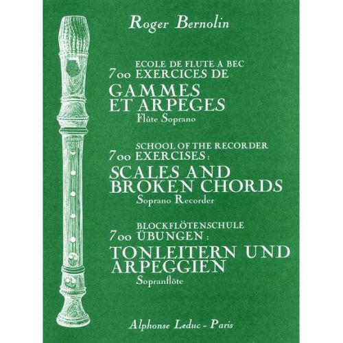 BERNOLIN R. - ECOLE DE FLûTE à BEC SOPRANO