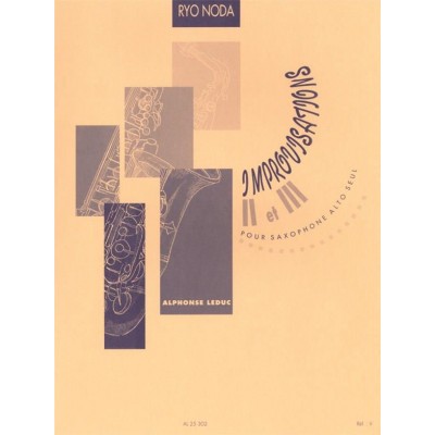 LEDUC NODA RYO - IMPROVISATION 2 & 3 - SAXOPHONE ALTO SEUL 