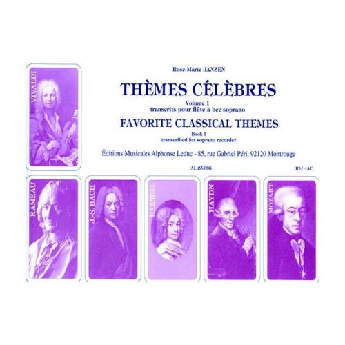 LEDUC JANZEN R. M. - THEMES CELEBRES VOL 1 - FLB SOPRANO