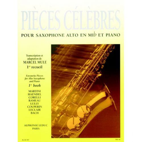 LEDUC MULE (ED.) - PIECES CELEBRES VOL. 1 - SAXOPHONE ALTO ET PIANO