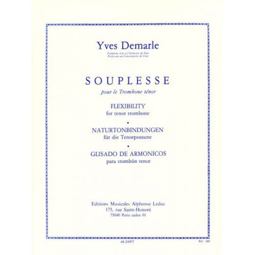 LEDUC DEMARLE Y. - SOUPLESSE - TROMBONE