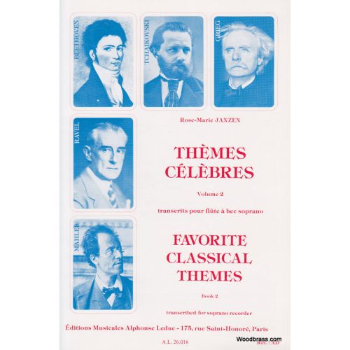 LEDUC Janzen - Themes Celebres Vol. 2 - FLB Soprano