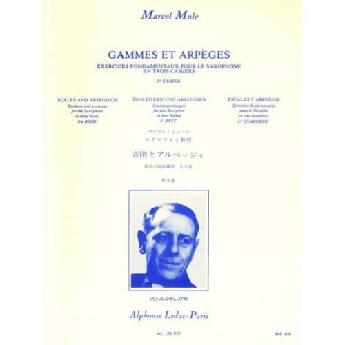 MULE M. - GAMMES ET ARPEGES VOL.3 - SAXOPHONE 