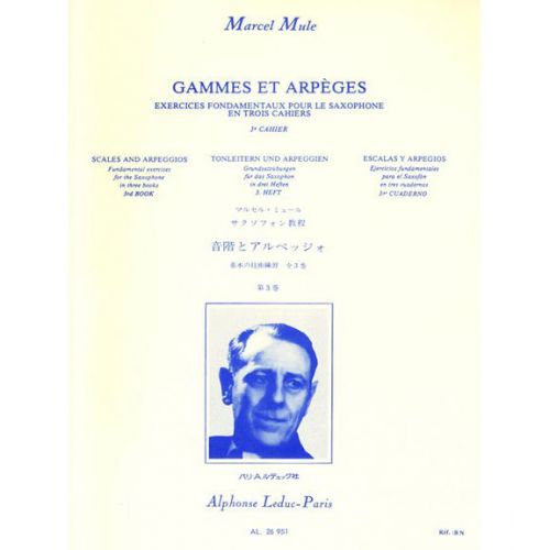 LEDUC Mule M. - Gammes et Arpeges Vol.3 - Saxophone