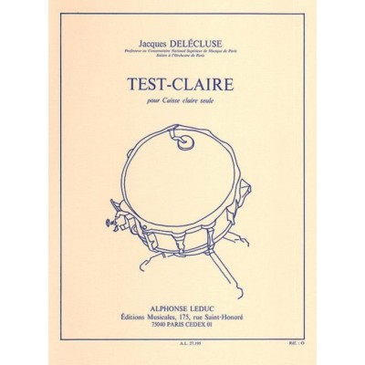 LEDUC DELECLUSE JACQUES - TEST-CLAIRE