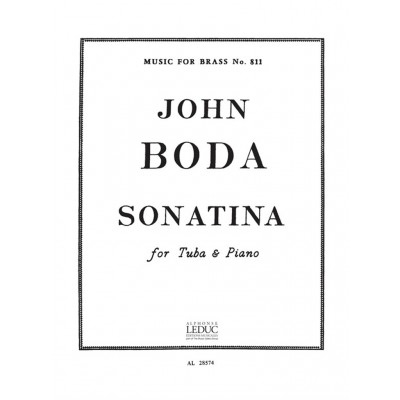 BODA JOHN - SONATINA FOR TUBA and PIANO 