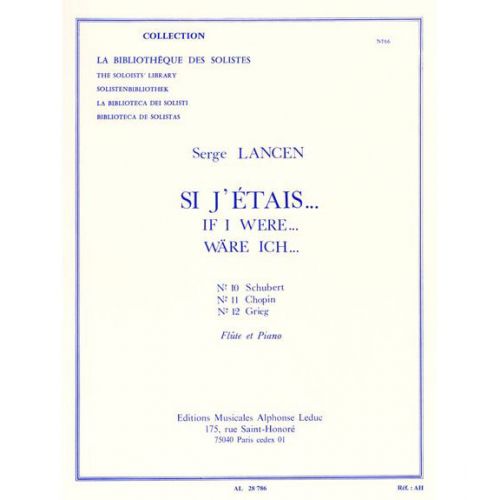 Lancen S. - Si J'etais - Flute et Piano