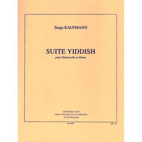 Kaufmann Serge - Suite Yiddish - Violoncelle & Piano