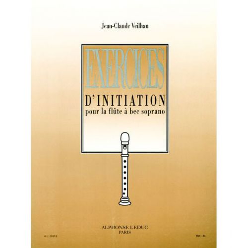VEILHAN J.C. - EXERCICES D'INITIATION - FLUTE A BEC SOPRANO 