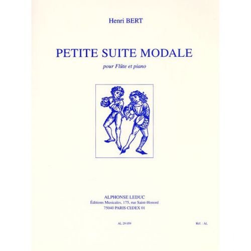 BERT HENRI - PETITE SUITE MODALE - FLUTE & PIANO