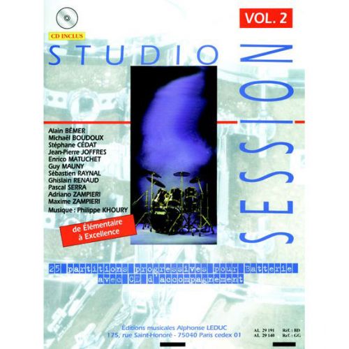 DIVERS AUTEURS - STUDIO SESSION 2 + CD 