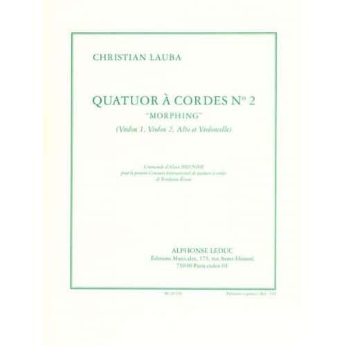 LAUBA CHRISTIAN - QUATUOR A CORDES N°2 